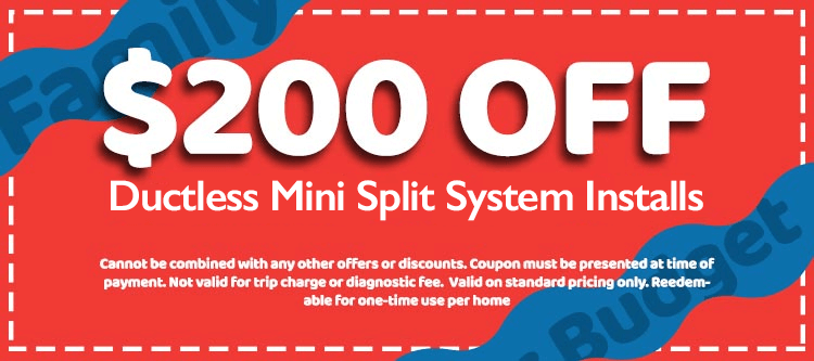 $200 Off Ductless Mini Split System Install
